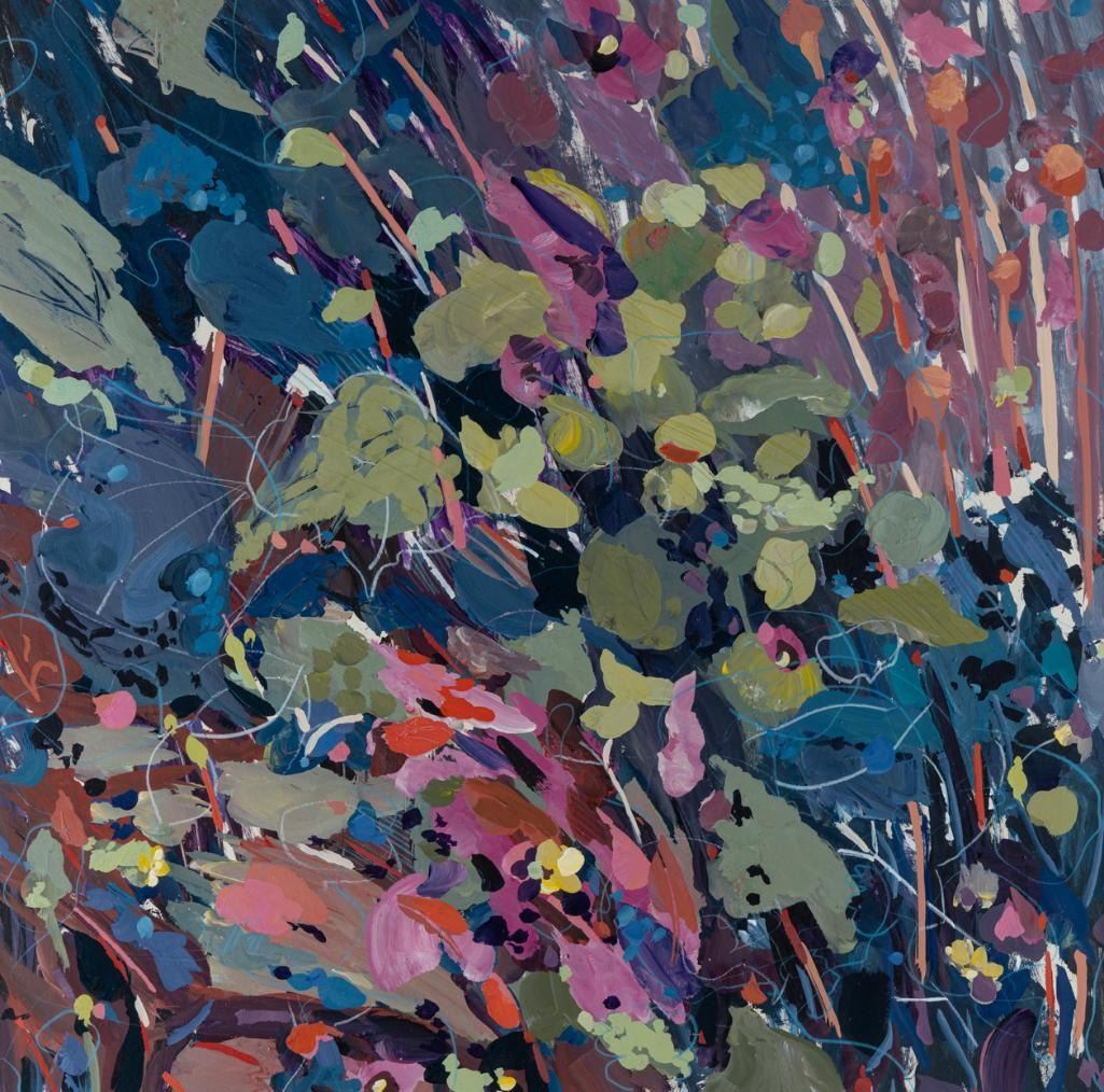 James Poor - Forest Canopy 1991 25" x 25"