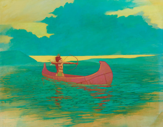 Ben Wright - Journey Through Mysterious Waters 1990 52" x 66"