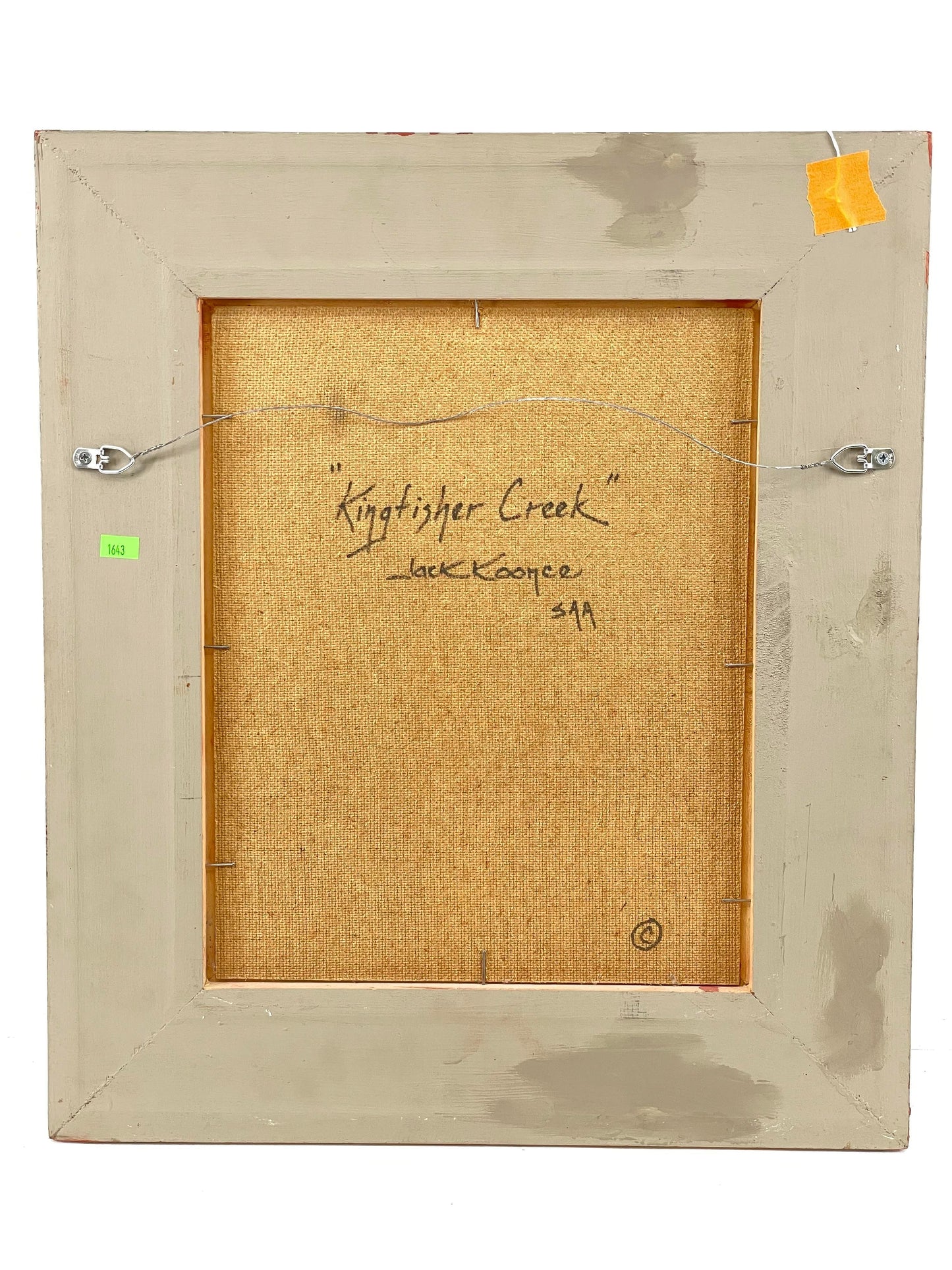 Jack Koonce - Kingfisher Creek 14" x 11"