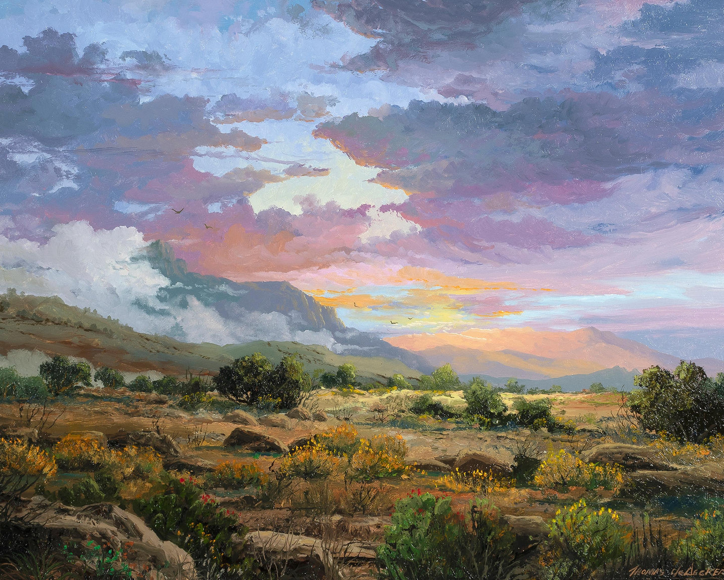 Thomas DeDecker - New Mexico Landscape 2023 24" x 30"