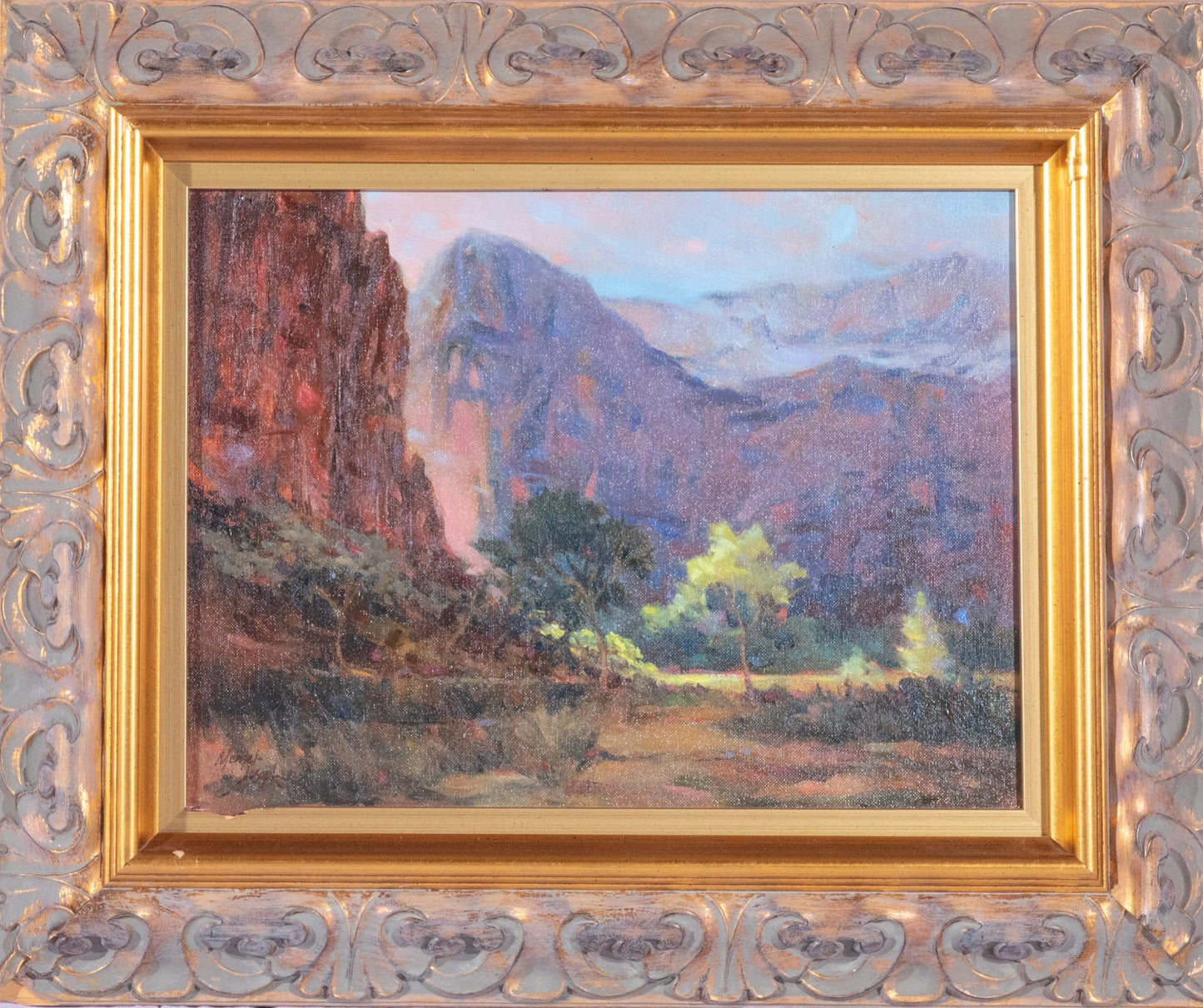 James Menzel-Joseph - Late Afternoon in Zion Valley 11.75” x 15.75