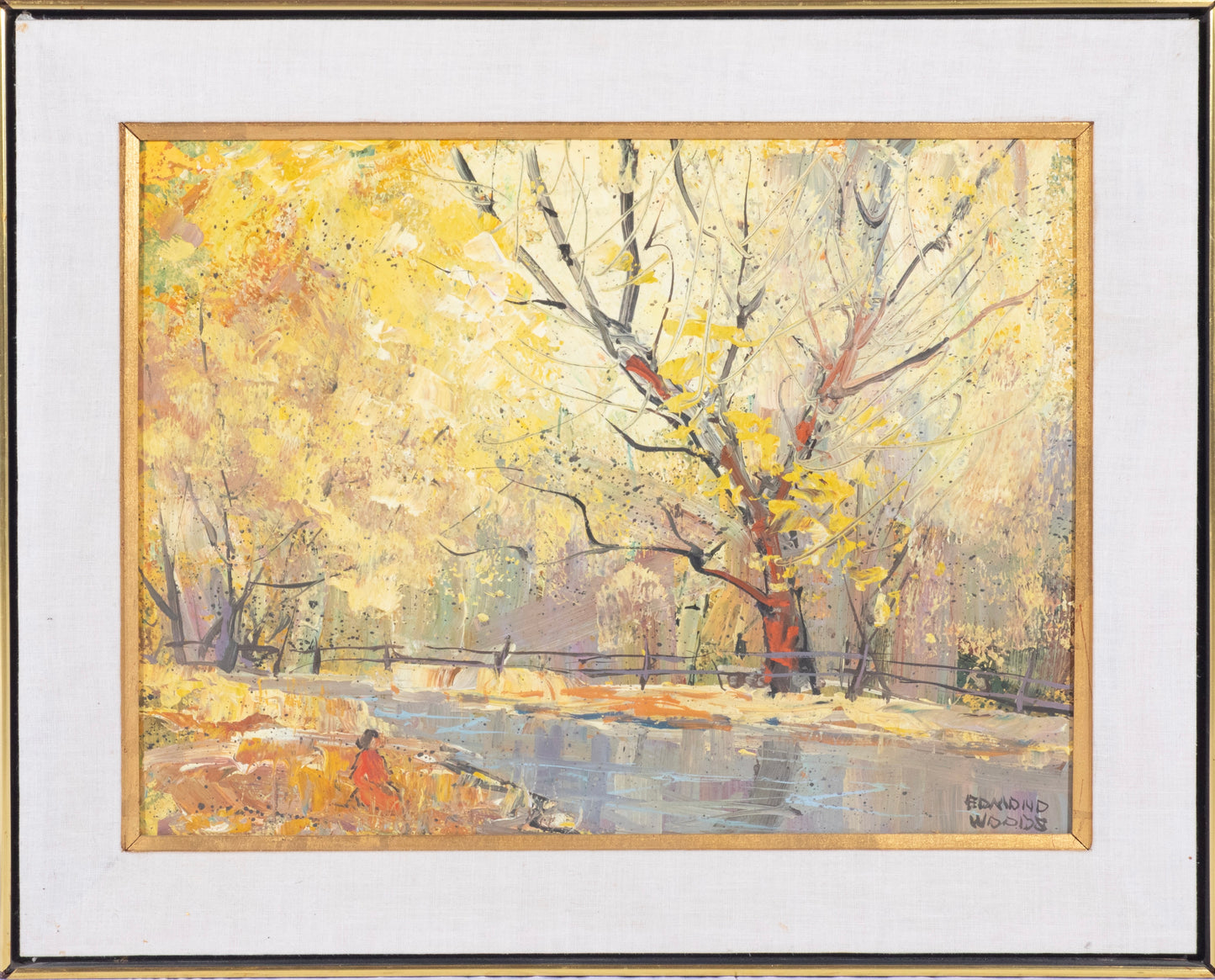 Edmond Woods - Yellow Landscape 18" x 24"