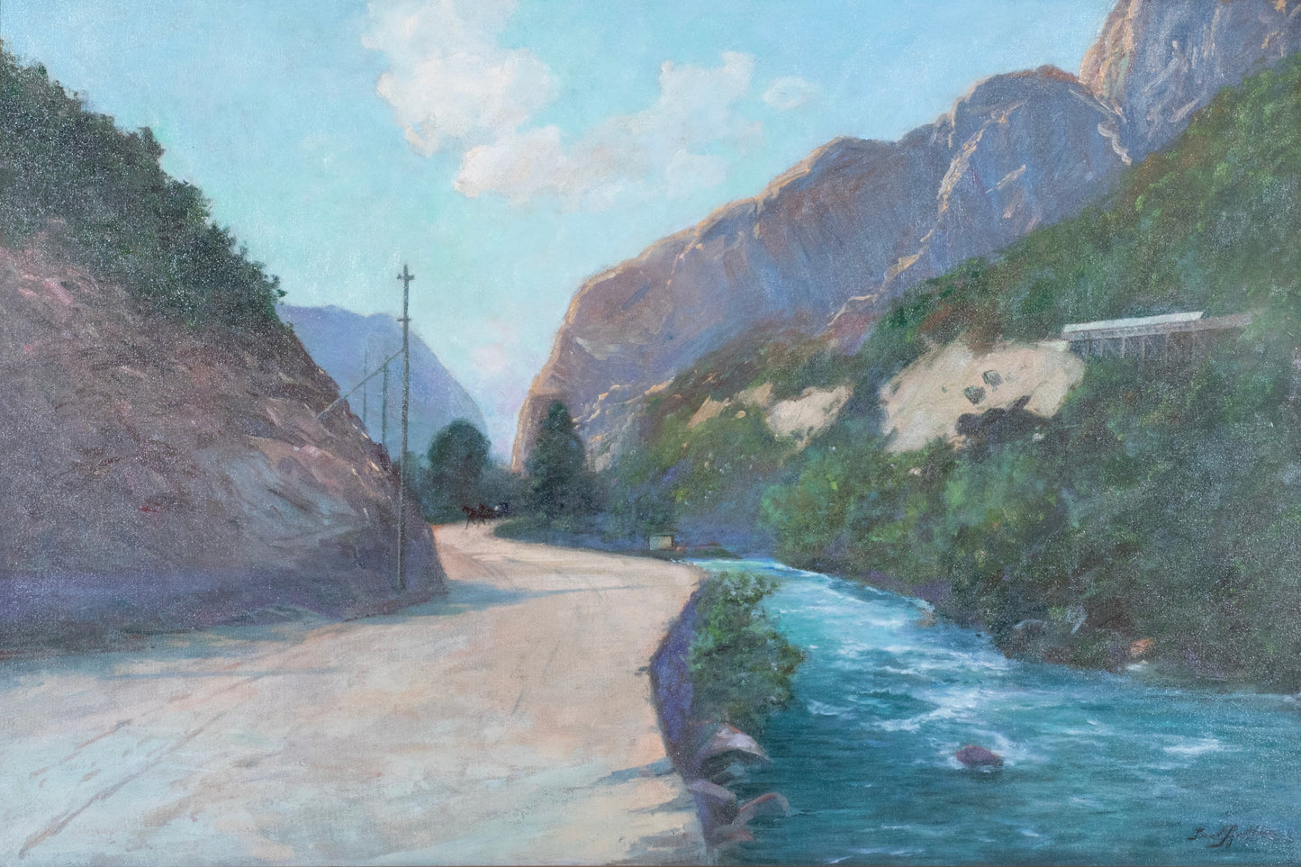 Paul Fjellboe - Devil's Slide, Weber Canyon 23.5" x 25.5"