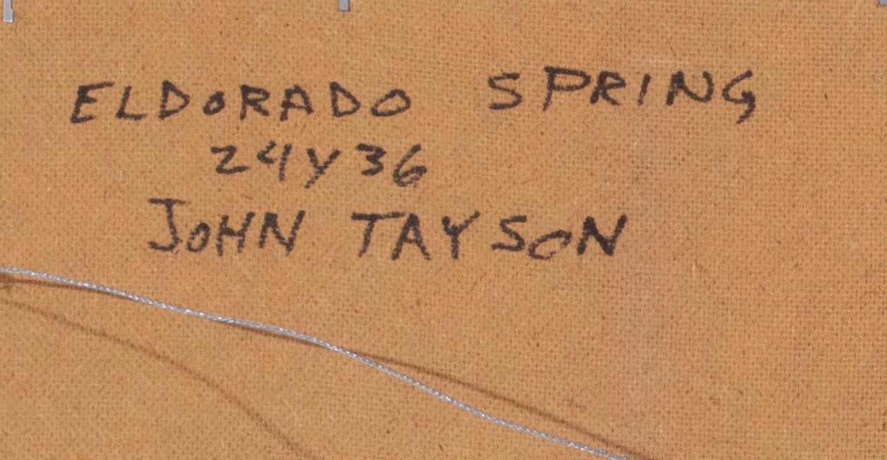 John Tayson - Eldorado Springs 24" x 36"