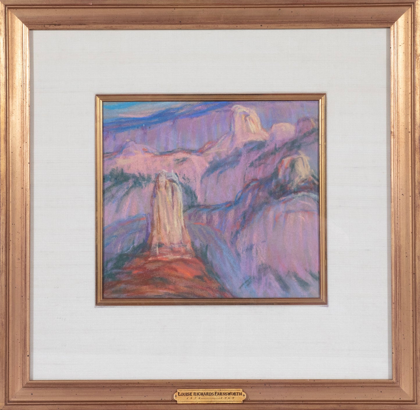 Louis Richard Farnworth - Colorful Southern Utah 11” x 10.5”