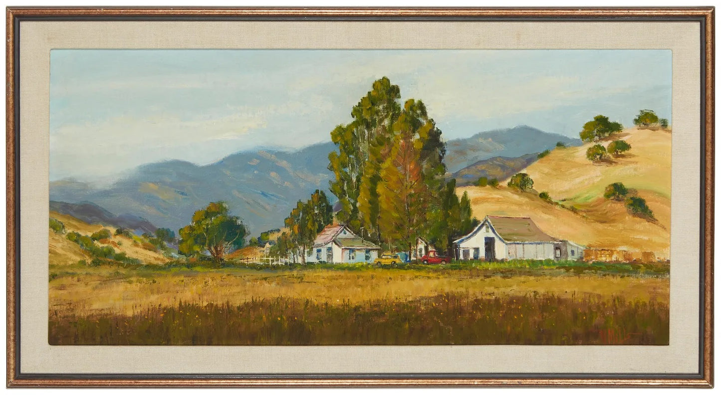 Wilfrid Taylor Mills - Rural Landscape 13.75” x 29.5”