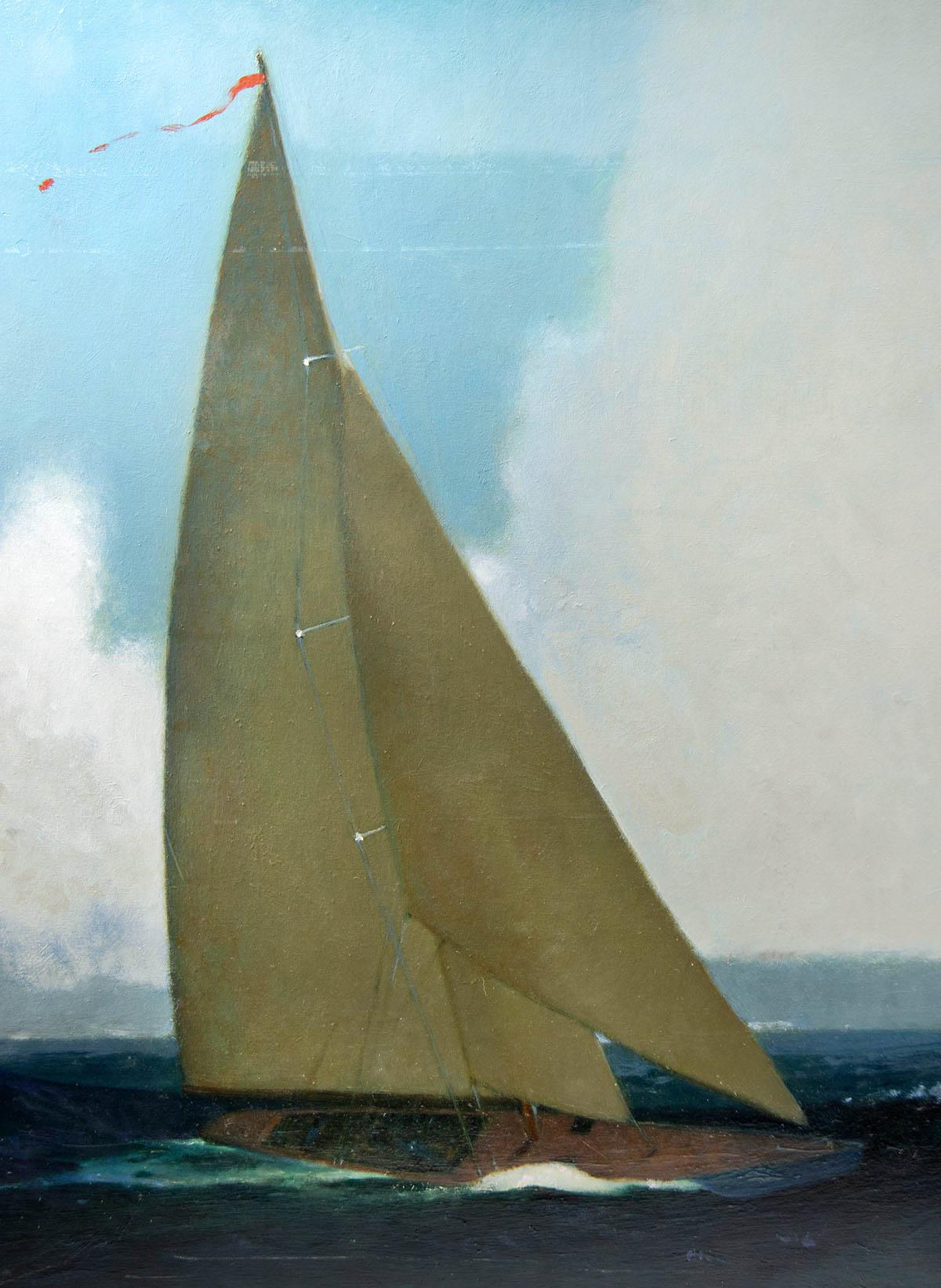 Paul Peter Forster - Sailboat 48" x 71.75"