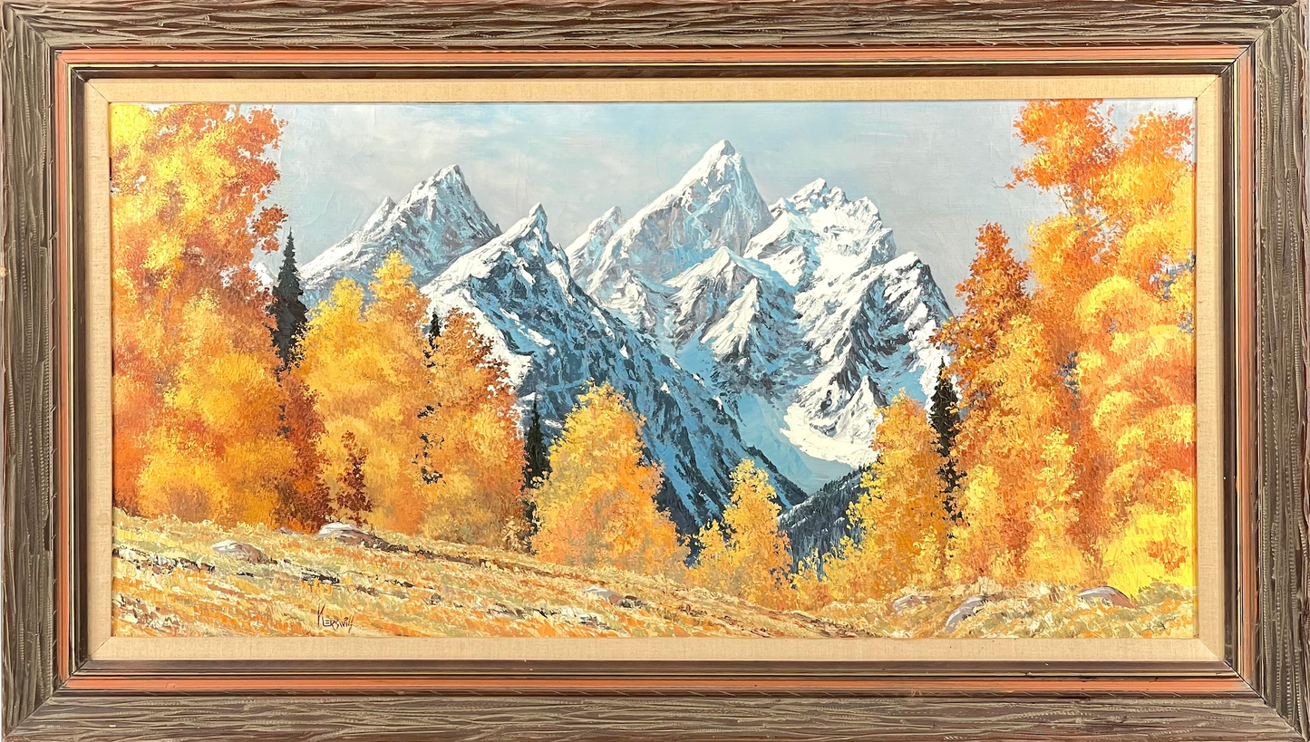 Roy Kerswill - Teton Mountains 24" x 48"