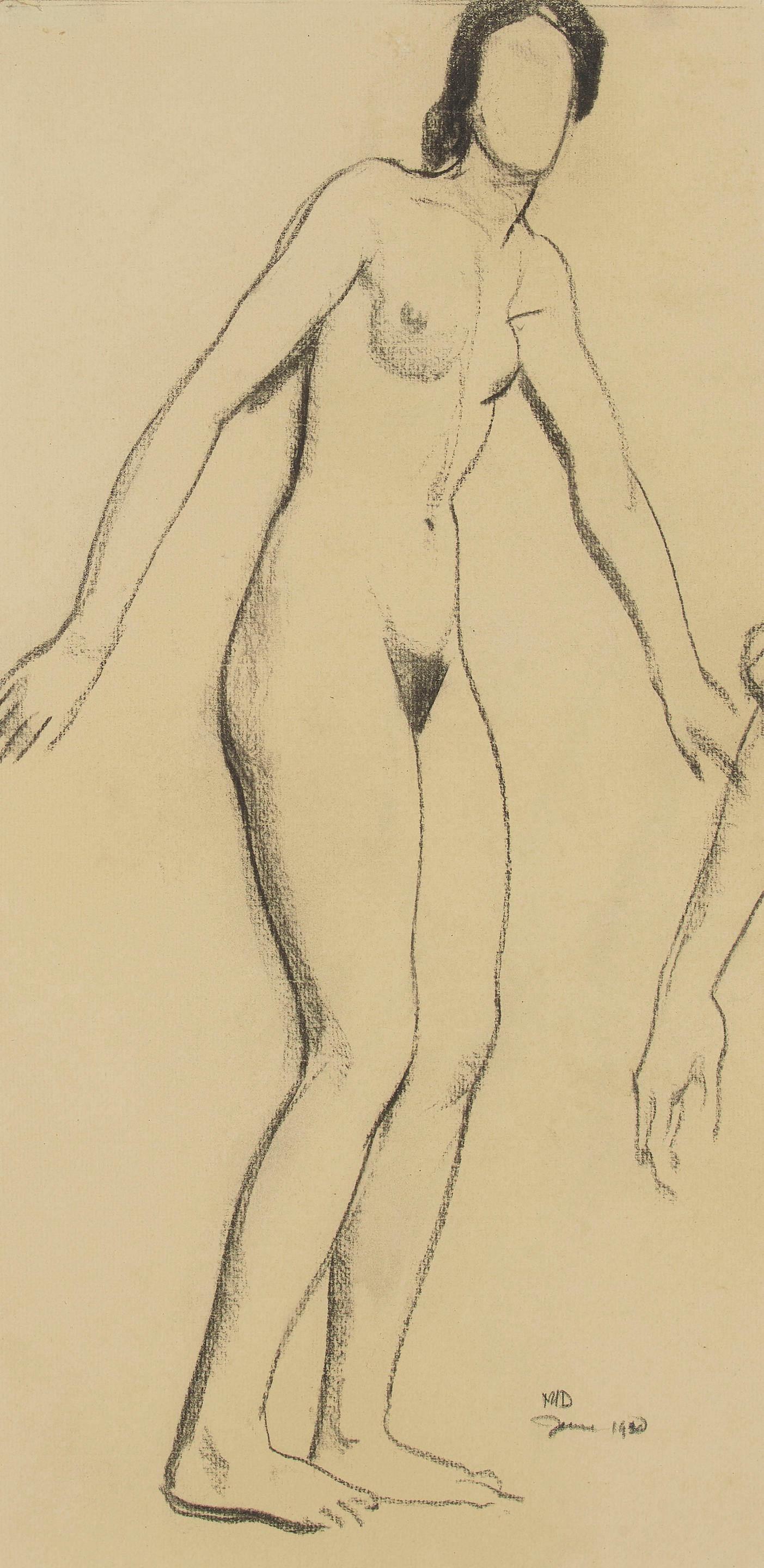 Maynard Dixon - Slim Figure 1930 20" x 10"