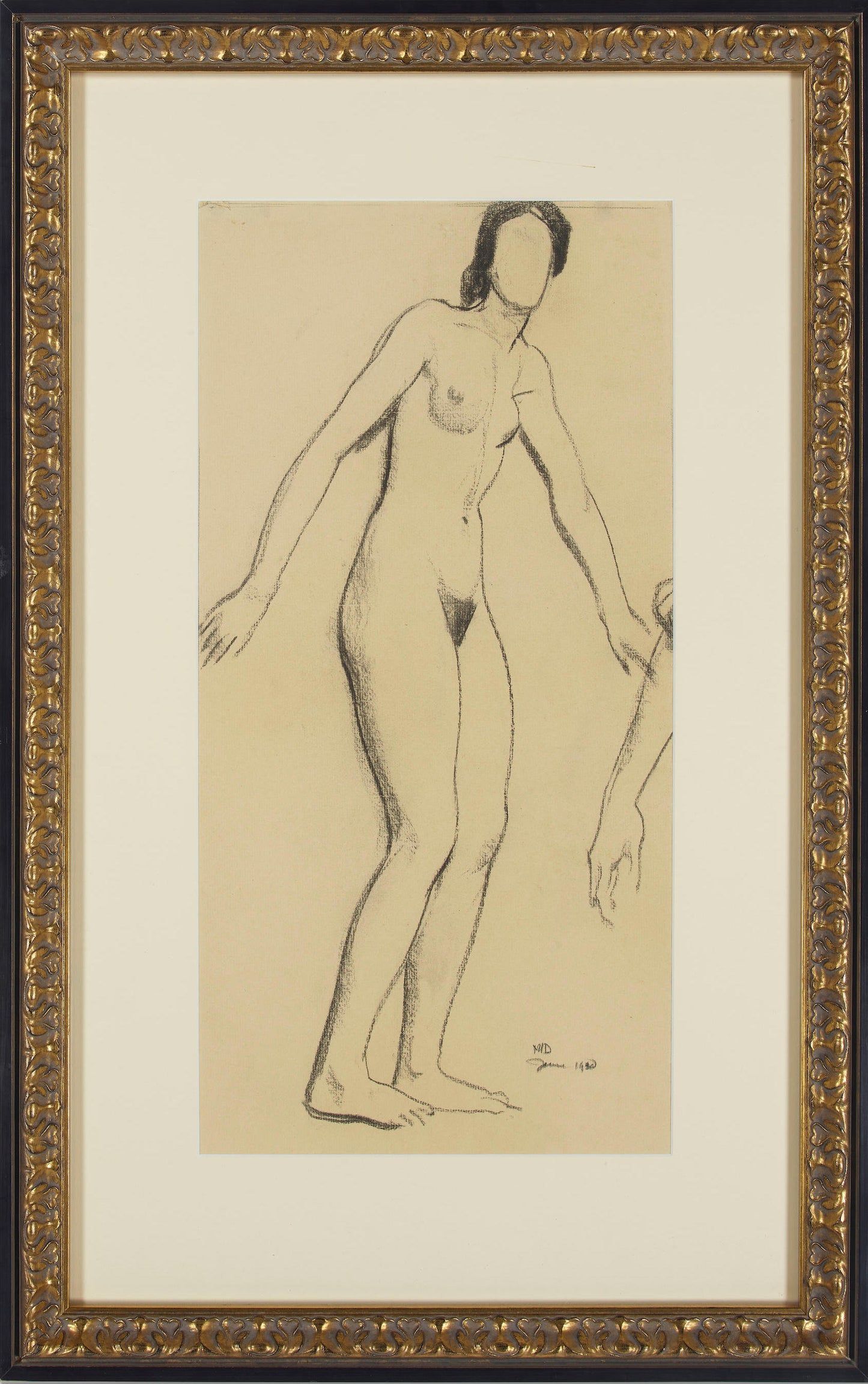 Maynard Dixon - Slim Figure 1930 20" x 10"