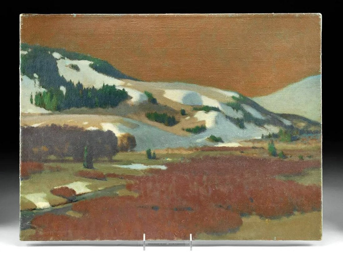 Paul Peter Forster - Snowy Fields 18.125” x 24.125”