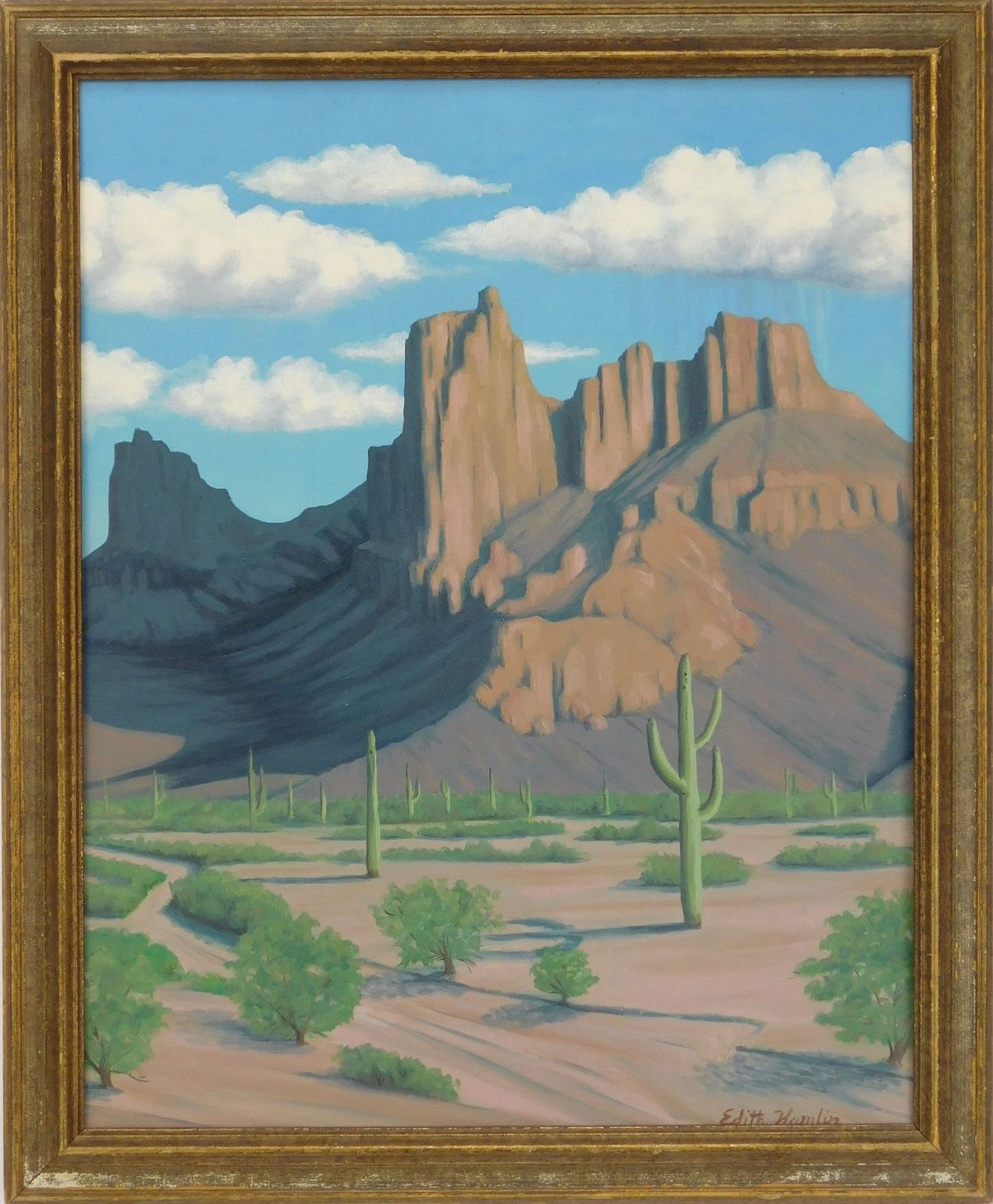 Edith Hamlin - Southwest Landscape 20" x 16"