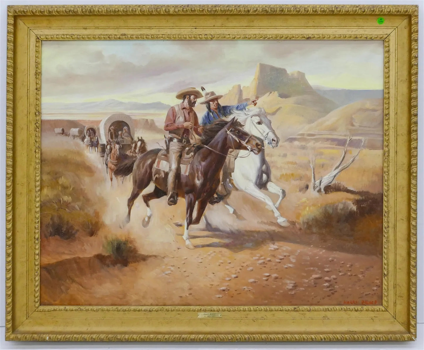 Harry Bishop - The Guide (Canyon) 28" x 36"