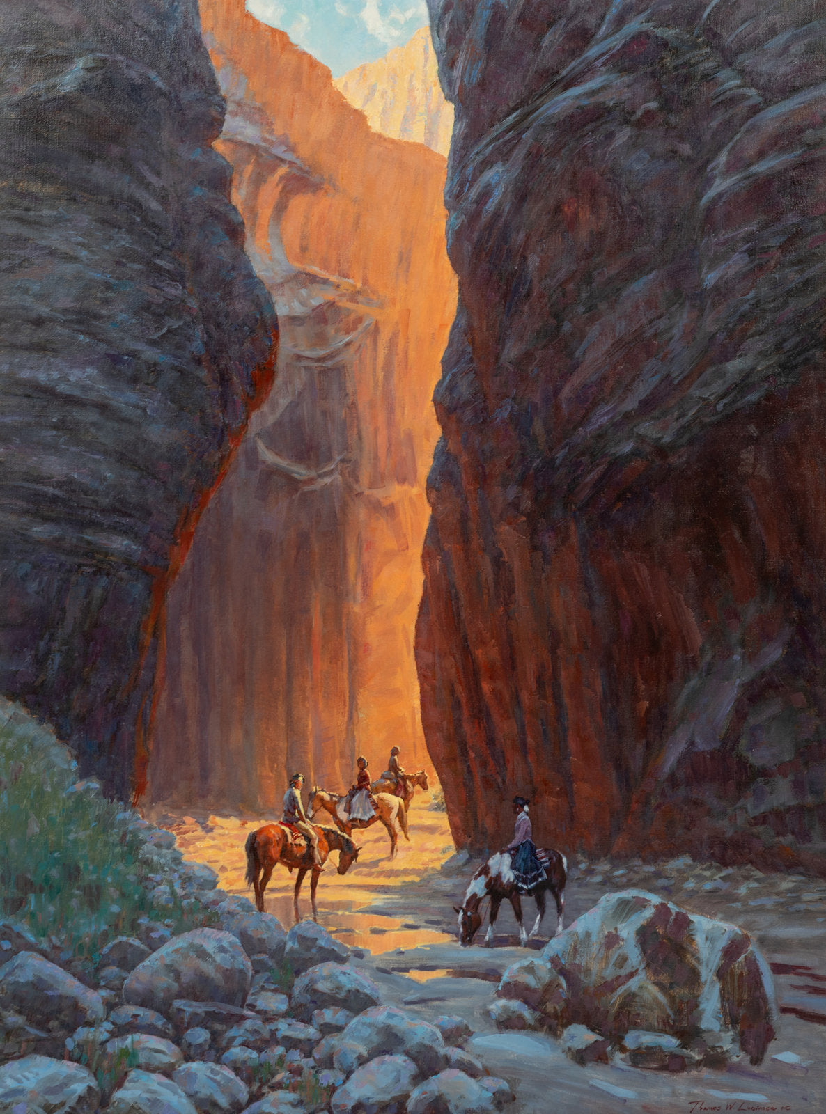 Thomas Lorimer -Tsegi Canyon 40" x 30"