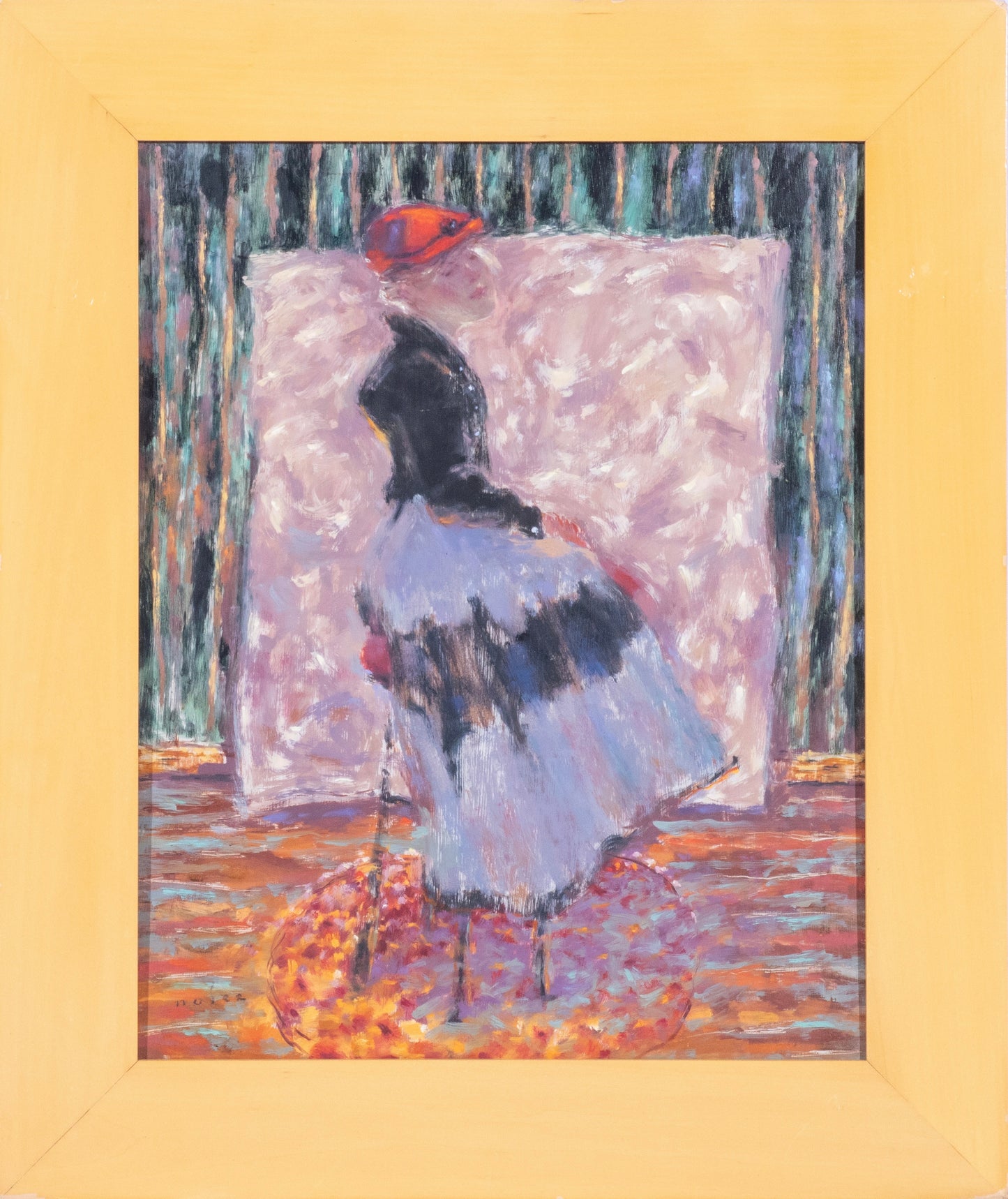 John Henri Moser - Untitled (Woman Sitting) 19.5” x 15.5”
