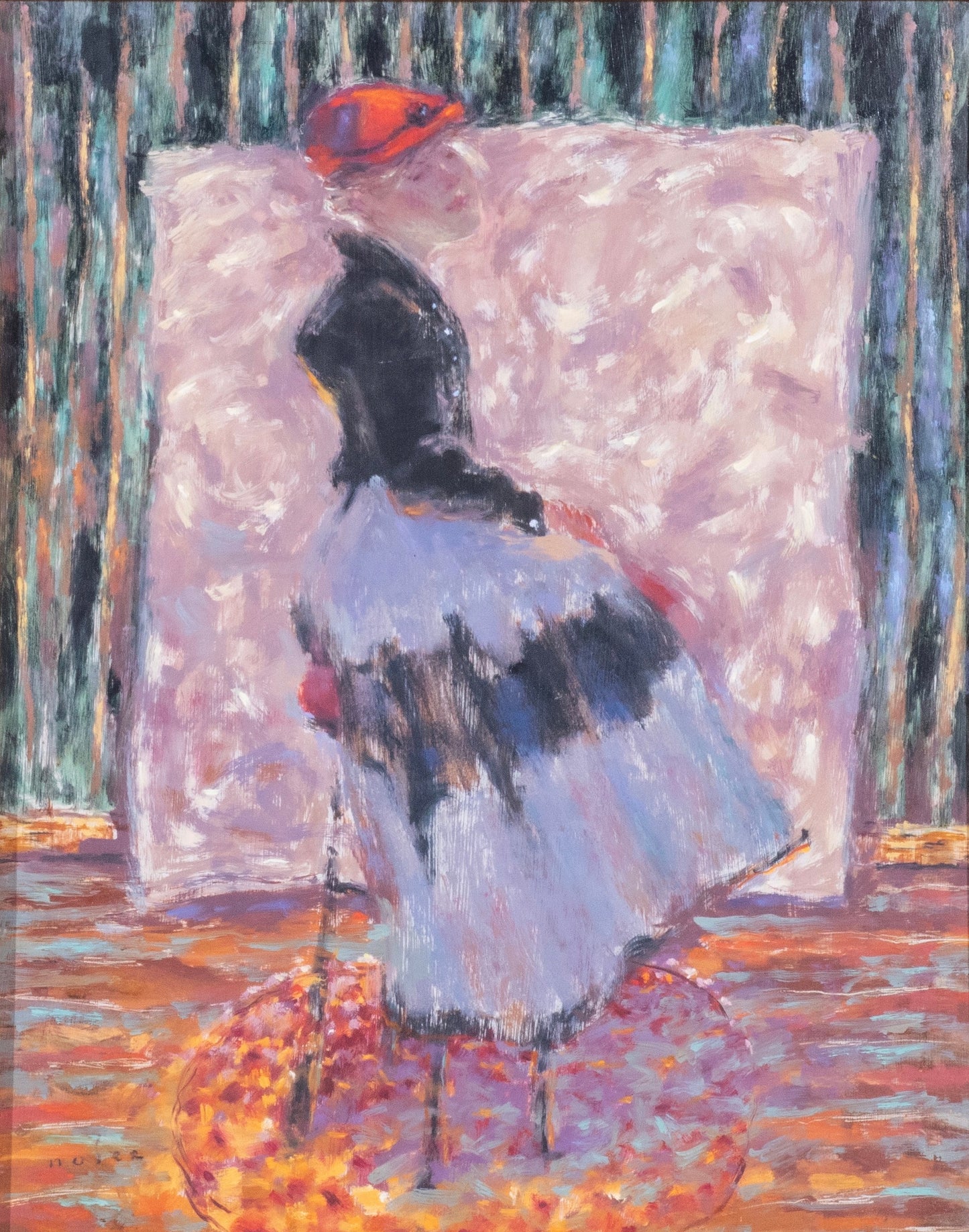 John Henri Moser - Untitled (Woman Sitting) 19.5” x 15.5”