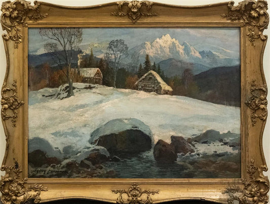 Sydney Mortimer Laurence - Winter's Silence, Alaska 20" x 23"