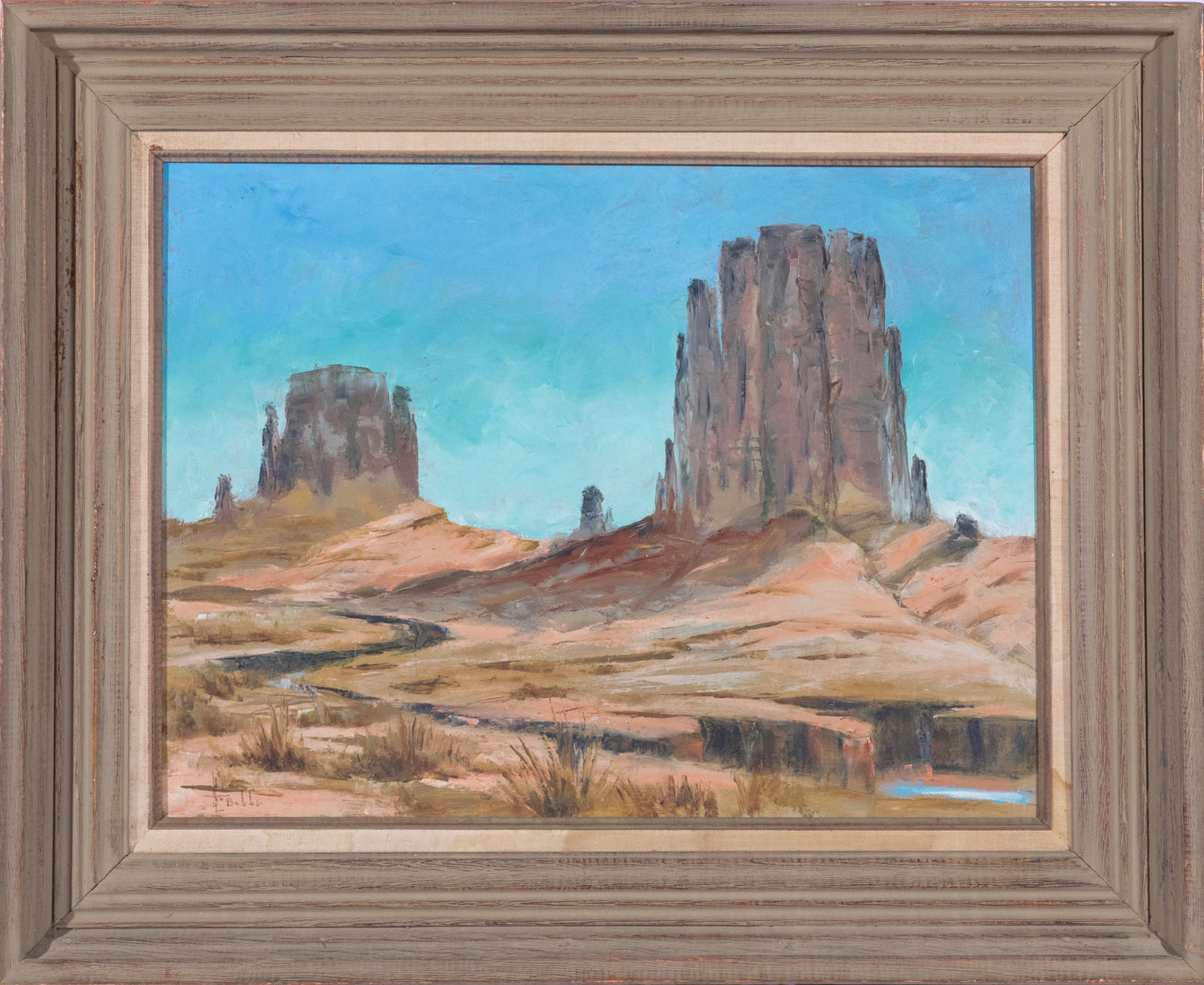 Howard Bobbs - Untitled (New Mexico Monument) 18" x 24"