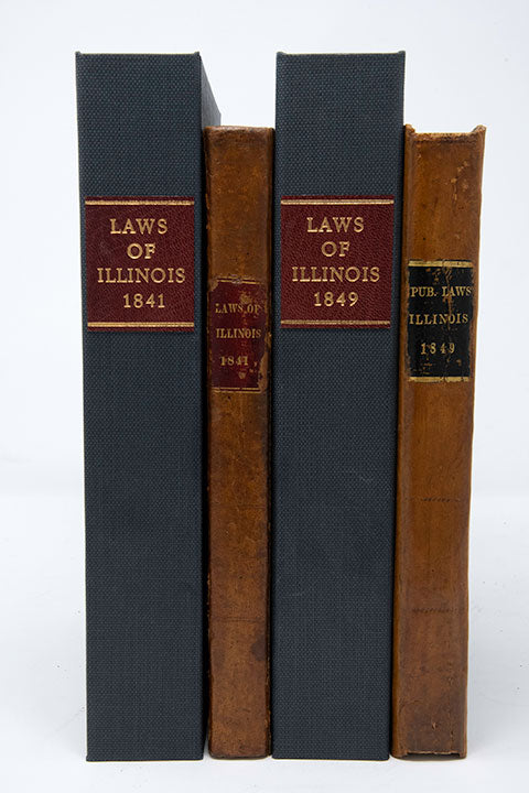 Government - Laws of the State of Illinois - 1841 & 1849 - Founding Records of Nauvoo